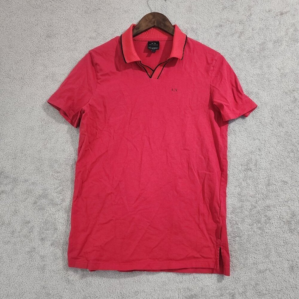 Armani Exchange  Sustainability project Women's Polo Shirt Cotton Size L  JCT